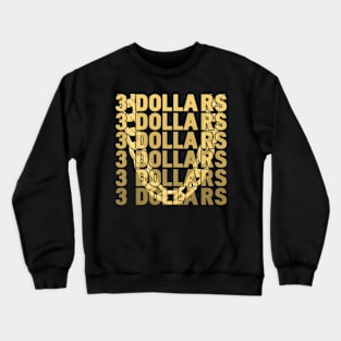 BTS Suga $3 Dollars Chain Crewneck Sweatshirt